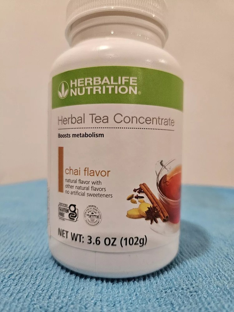 NEW Herbalife Herbal Tea Conc. Chai Flavor 3.53 oz Non-GM