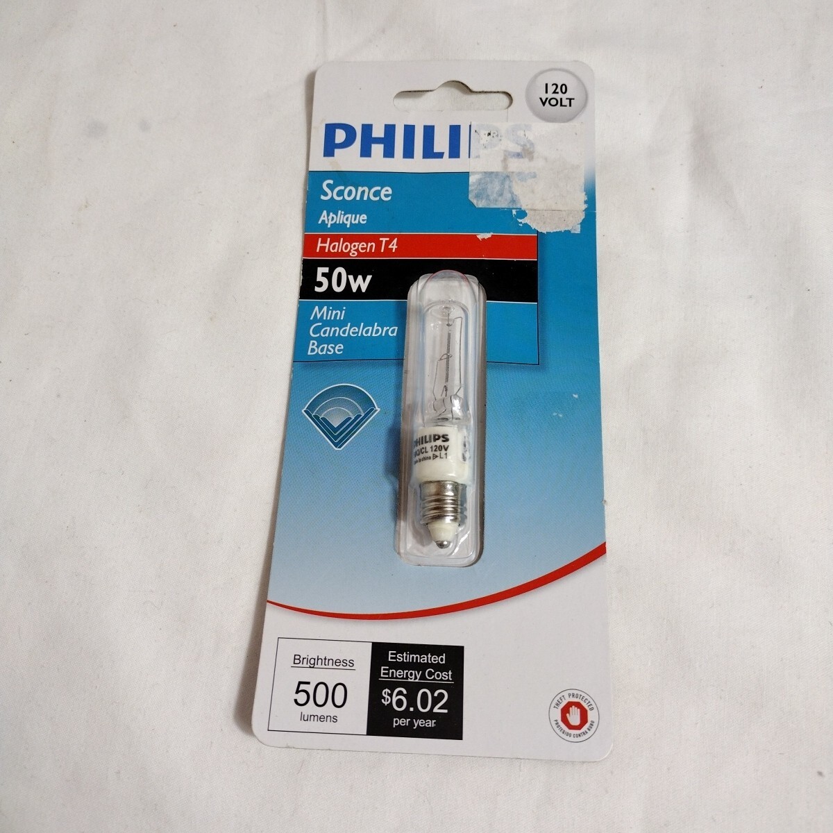 Philips Sconce T4 100w Mini Candelabra Base Light Bulb