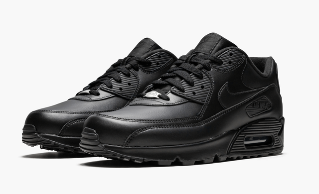 mens nike air max 90 triple black