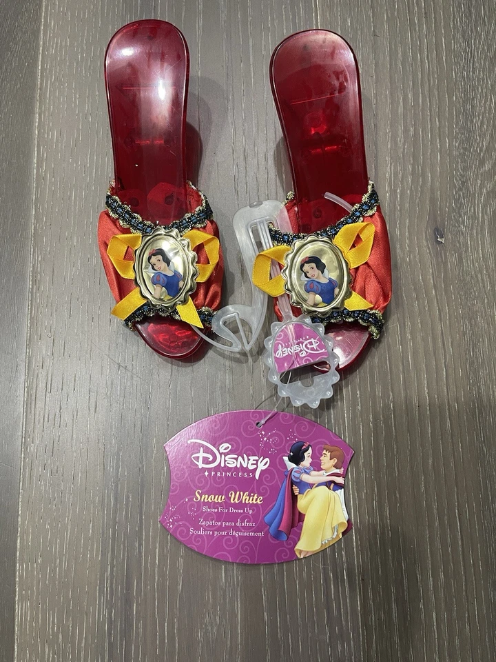 Blancanieves Zapatos Disney Princesa Vestido Elegante Halloween Niño Disfraz Accesorio Foto 2 de 4