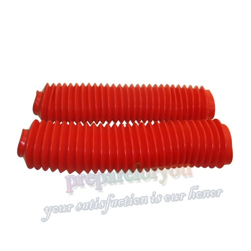 Botas horquilla delantera 340MM cubiertas de amortiguador protector goma polvo caimán protector polainas - Imagen 3 de 6