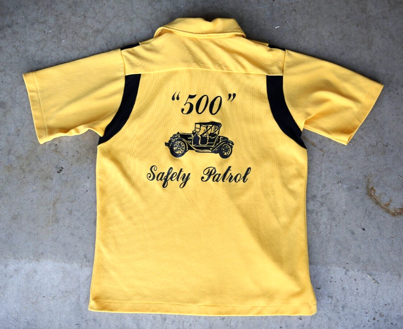 Vintage Bowling Shirt Car Club Safety Patrol Hilton 6… Gem