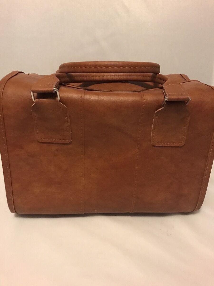 Vtg Samsonite Brown Sonora Leather Carry On Bag Luggage Vtg Samsonite Brown Sonora Leather Carry On Bag Luggage