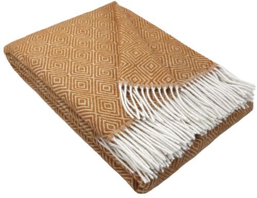 Wolldecke 100% Schurwolle Wohndecke Plaid in versch. Farben 140 x 200cm Tirol-V - Bild 42 von 55