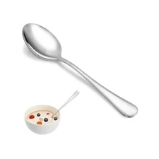 16,Piece Stainless Steel Spoon Set, Comfortable Grip, Dishwasher Safe