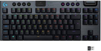 Logitech G G G Aming Keyboard G915 TKL schwarz (ESP Layout), 920-009499, Carbon