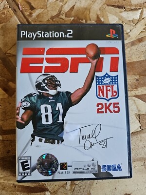 ESPN NFL 2K5 (PlayStation 2, 2004) Complete In Box VG