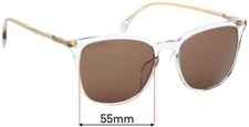 SFx Replacement Sunglass Lenses Fits Gucci Gg0547sk - 55mm Wide