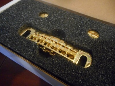 NEW PRS Adjustable Stop Tailpiece With SAE Studs, GOLD, #ACC-4006