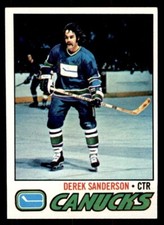 1977 Topps Hockey #46 Derek Sanderson EX *d2