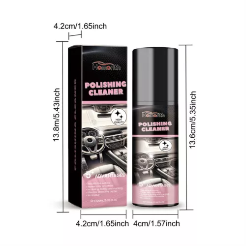 2PCS Car Interior Cleaner 100ml Car Interior Cleaner, Vehicle Interior Polish - Picture 12 of 14
