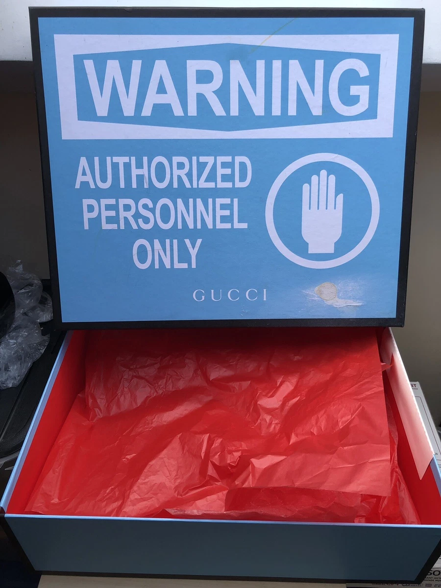 Gucci shoe shop box ebay