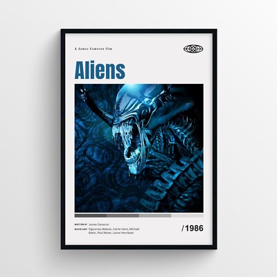 Aliens Movie Poster Print, Wall Art - Unframed