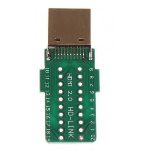 Connecteur HDMI mâle de remplacement carte de rupture - Photo 2 sur 4