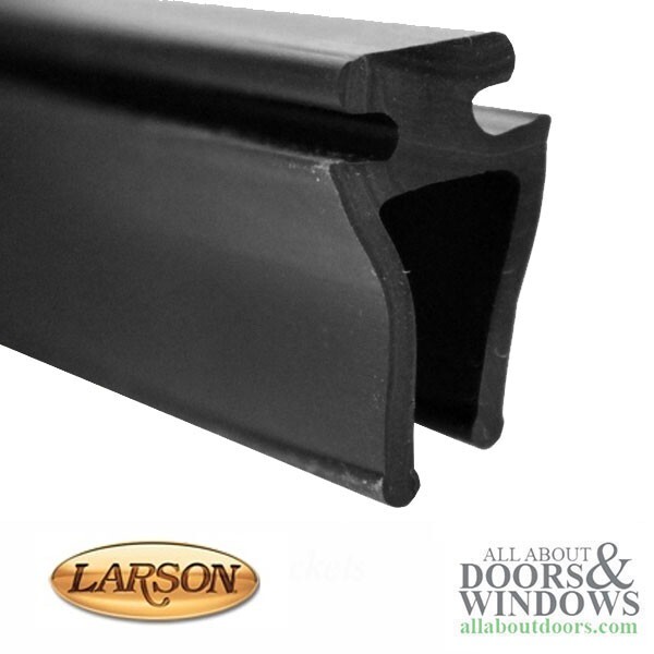 Larson Double Sweep Pella Double Sweep Expander Storm Door Black Draft