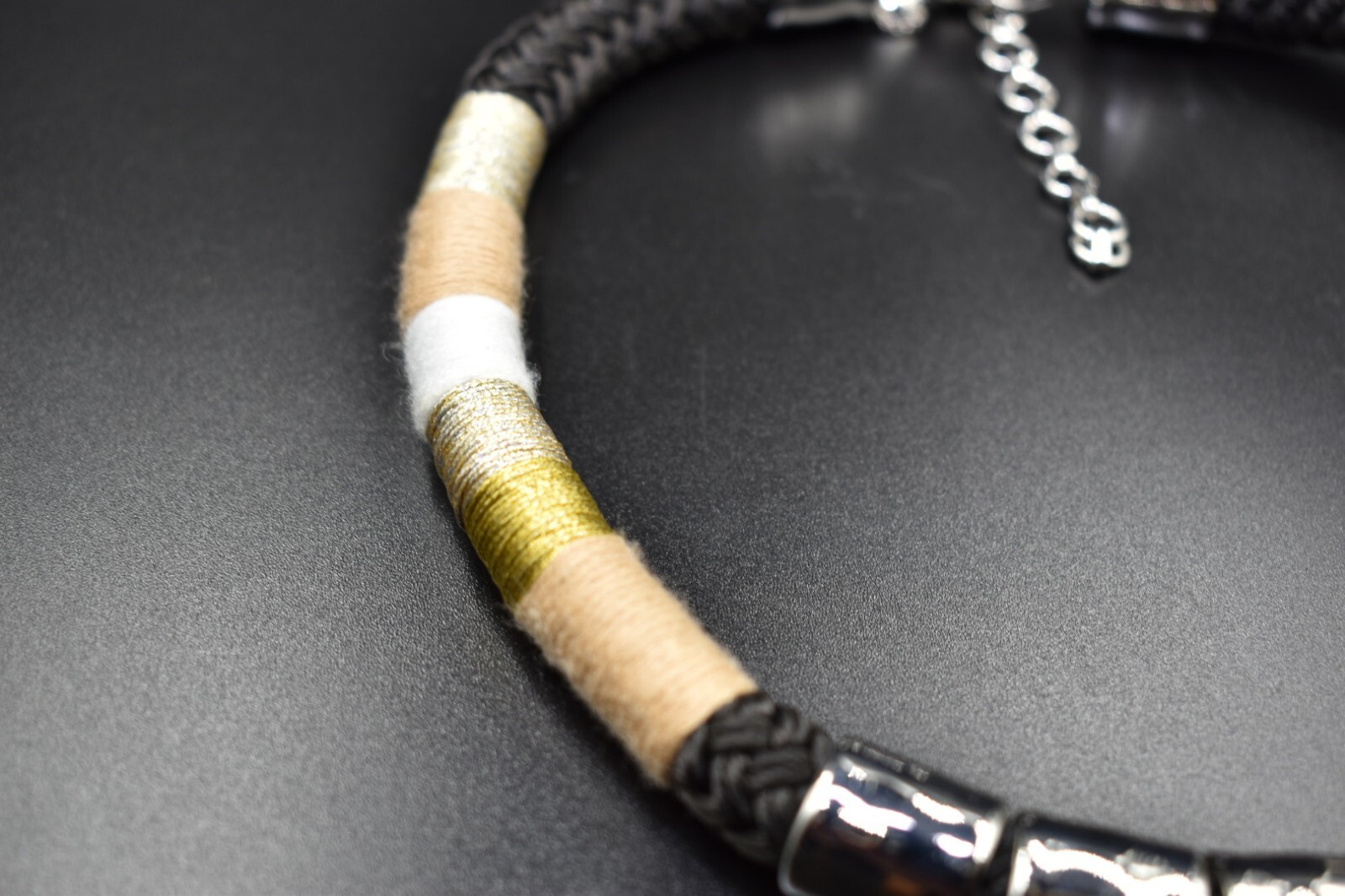 J. CREW THREADED CHOKER STATEMENT NECKLACE MULTIC… - image 11