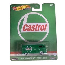 2023 Hot Wheels Premium Volkswagen T1 Panel Bus Pop Culture Castrol 1/5