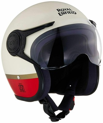 Royal Enfield Matt White Open Face with 