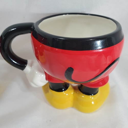 Disney Parks Mickey Mouse Bottom Pants & Legs Coffee Tea Mugs figural Lot of 2 - Picture 12 of 12