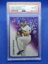 2022 Topps Pristine CORBIN BURNES PSA 10 Purple Refractor #/99 card BALTIMORE