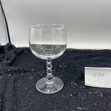 Imperial Glass Candlewick Cordial Glass With Ball Stems 2 1/2” X 5 1/4” Ht