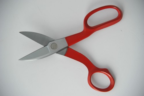 Heavy Duty Schwere Starke Profi Industrieschere Bodenlegerschere Leder verzahnt - Picture 5 of 6