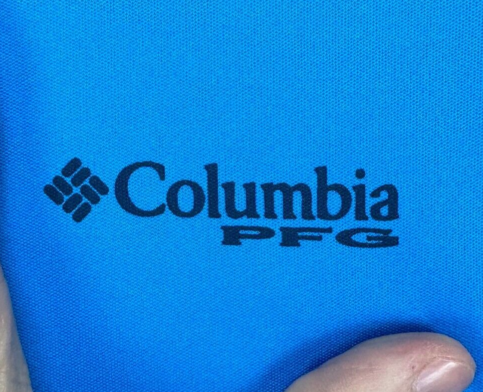 T-shirt Columbia PFG Manches Longues - Bleu - Homme XL - Pêche/Outdoor