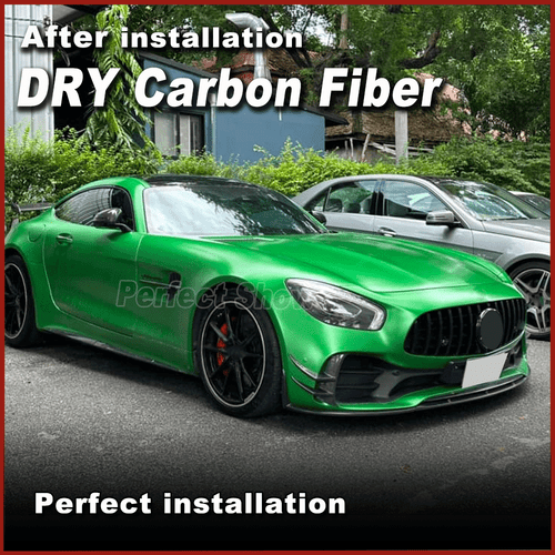 Für Mercedes Benz AMG GT R 16-19 Carbon Front Splitters Flaps Stoßstangen Canard - Bild 4 von 11