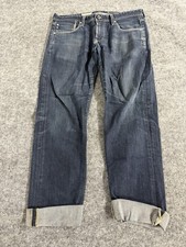 AG Adriano Goldschmied Jeans Men's 33x34 The Matchbox Slim Straight Blue N38