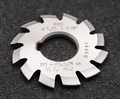 DOLD Zahnformfräser gear profile cutter m= 1,75mm No. 2 Z= 44 EGW 20° Ø60x22mm