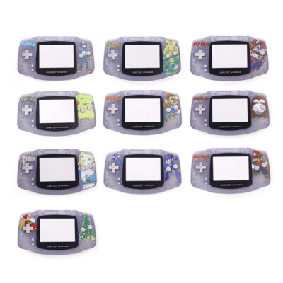 Glacier UV Pattern GBA Housing Shell Case Replacement For Game Boy Advance  GBA