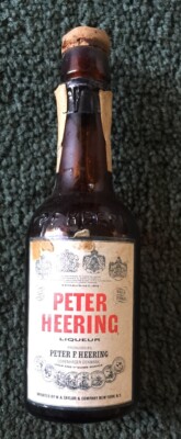 PETER HEERING Liqueur Mini empty bottle With Original Cork