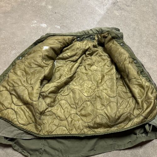 Vintage M65 Military Jacket Men’s S Long Field Alpha Industries OG-107 - Picture 5 of 9