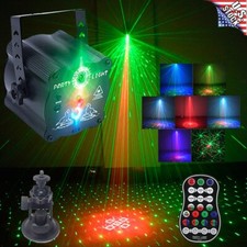 1024 Patterns Disco Party LED Laser Stage Light Projector Strobe Party Lighting