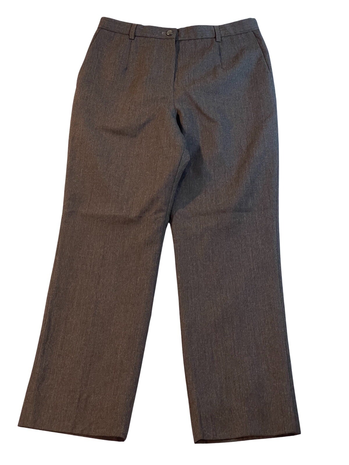 PENDLETON Gray 100% Virgin Wool Lined Pants Zip F… - image 2