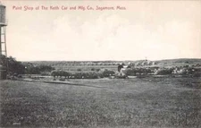 Sagamore Massachusetts Paint Shop Keith Car and Mfg Co Antique Postcard J71162