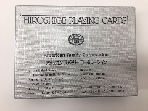 Vintage Hiroshige Playing Cards American Family Corporation Japan Japanese Art - Picture 2 of 8