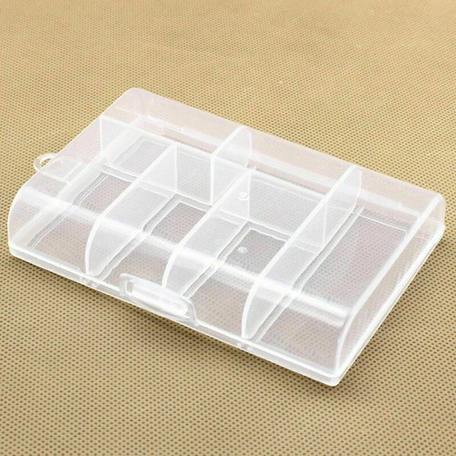 Portable Plastic 6-Compartment Storage Container Small Case New M7R3 - Picture 2 of 7