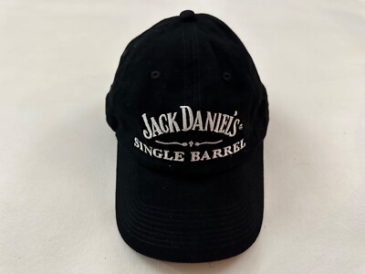 Jack Daniel's Single Barrel Black Baseball Hat Cap Adjustable One Size