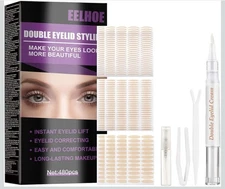 Eyelid tape hooded eyes invisible 480PCS Waterproof Double Eyelid Tape  Saggy