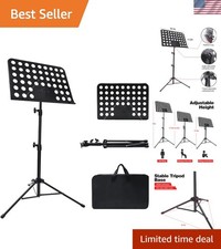1/2/3 Pack Sheet Music Stand, Adjustable Music Stand with Carrying Bag, Profe...