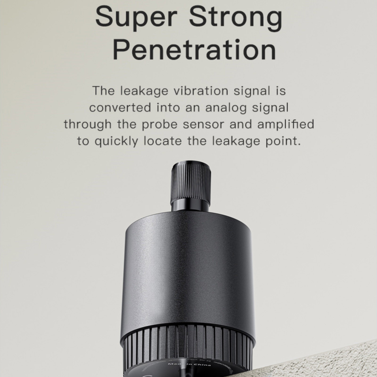 High Sensitivity Water Pipe Leak Detector 13000x Amplification for Home Use