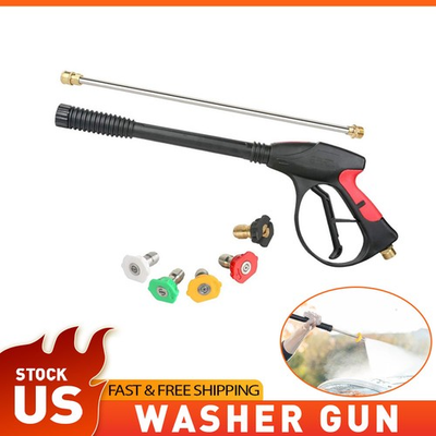 #ad Replacement Pressure Washer Gun 4000 PSI 19quot; Wand 5 Nozzles For Generac Honda $29.99