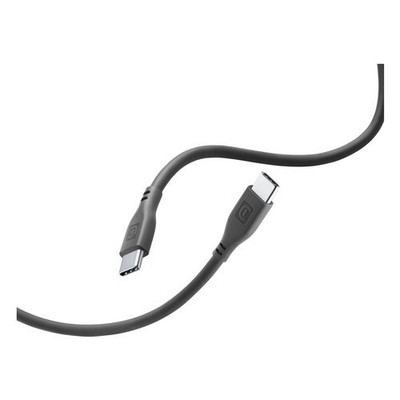 Cellular Line USB C Cable USBDATASOFTC2CK Soft Cable Black
