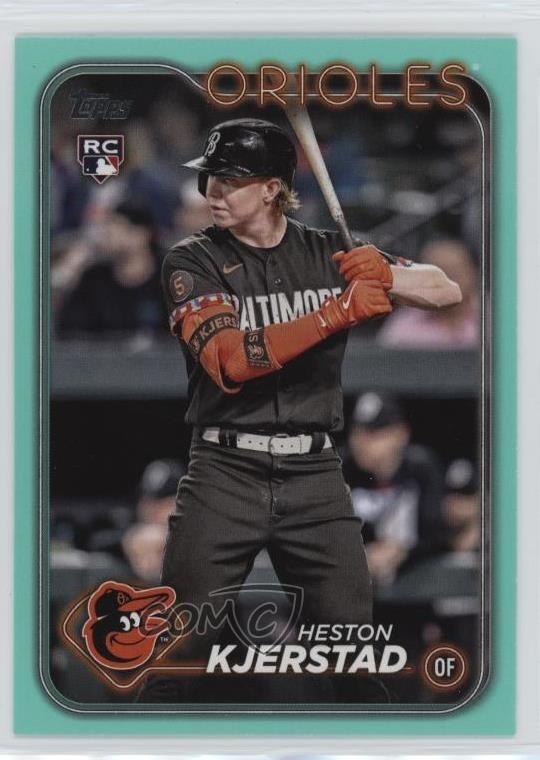 2024 Topps Series 2 Aqua Heston Kjerstad #394 00ek