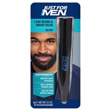 Just For Men 1-Day Beard and Brow Color Temporary Dye Black