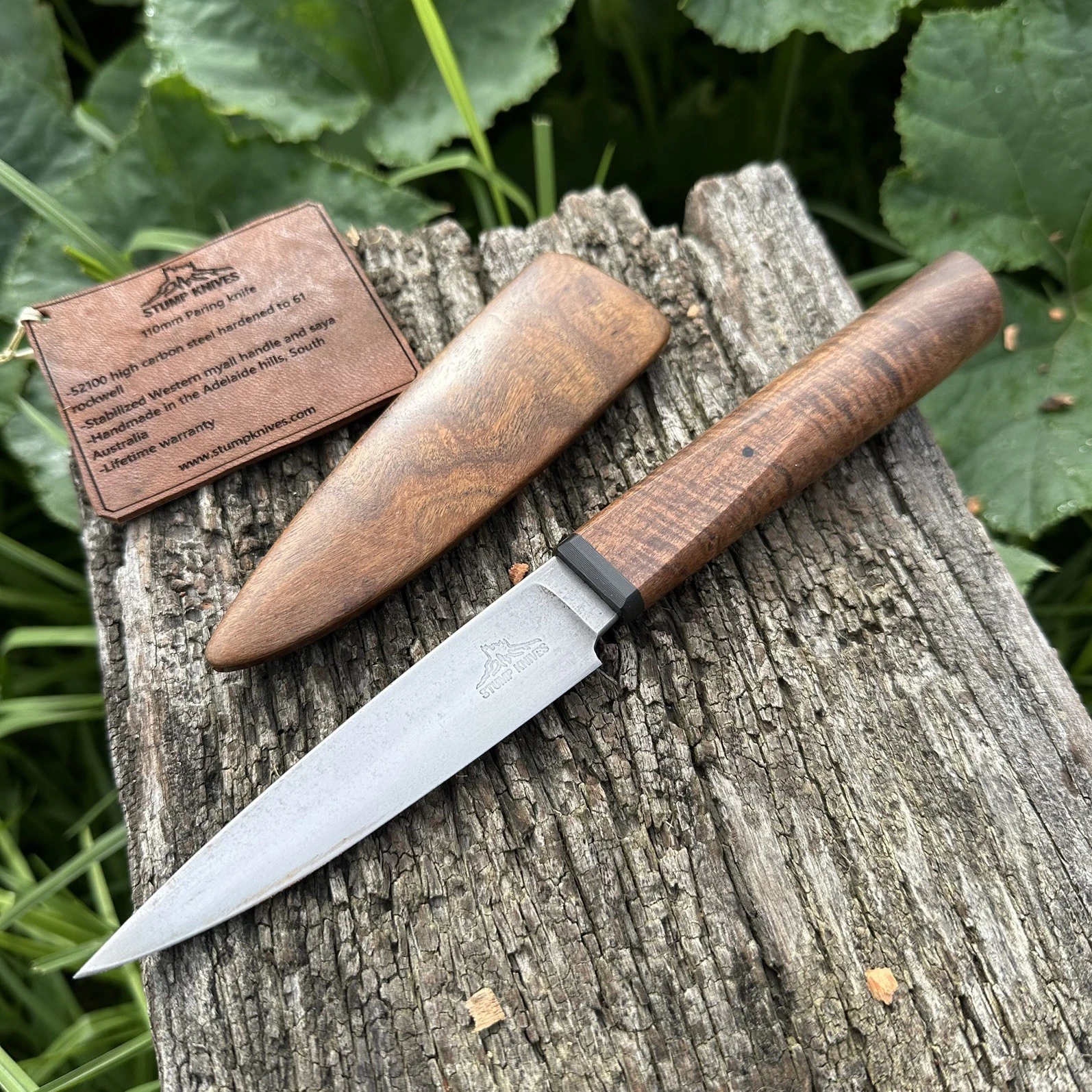 Kitchen Chef Paring Knife 52100 Carbon Steel Handmade In Australia
Opens in a new window or tab