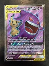 Gengar & Mimikyu GX (Full Art) Holo Ultra Rare SM - Team Up 164/181 HP on eBay