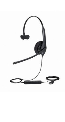 Jabra BIZ 1500 (1553-0159) Mono USB Noise-Canceling Corded Wired Headset HSC024