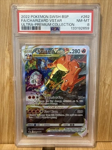 2022 Pokemon Charizard VSTAR UPC SWSH262 Sword & Shield Promo PSA 8